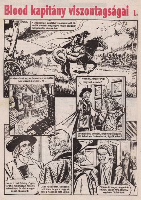 Blood kapitány viszontagságai