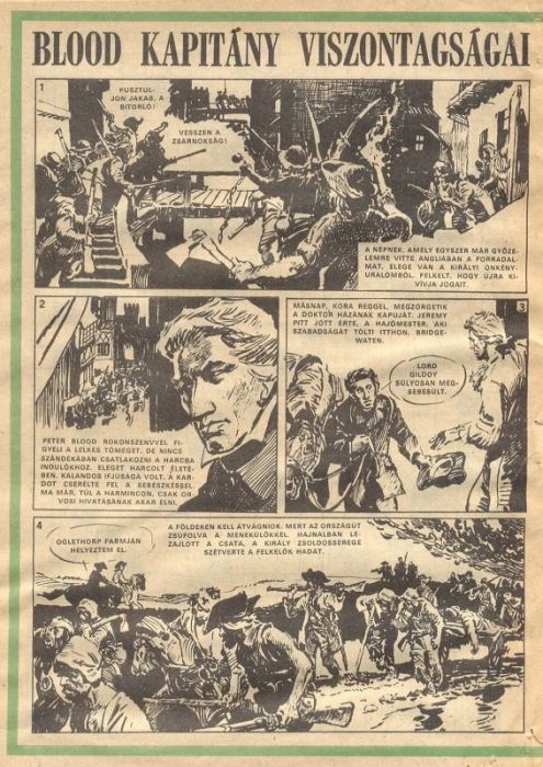 Blood kapitány viszontagságai