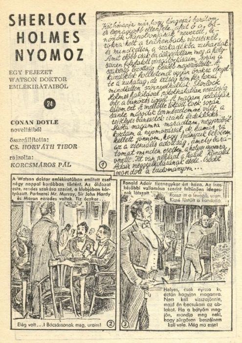 Egy fejezet Watson doktor emlékirataiból