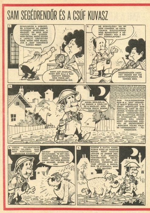 Sam segédrendőr és a csúf kuvasz